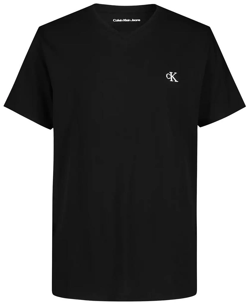 Calvin Klein Big Boys Monologo V-Neck Short Sleeve T-Shirt 1