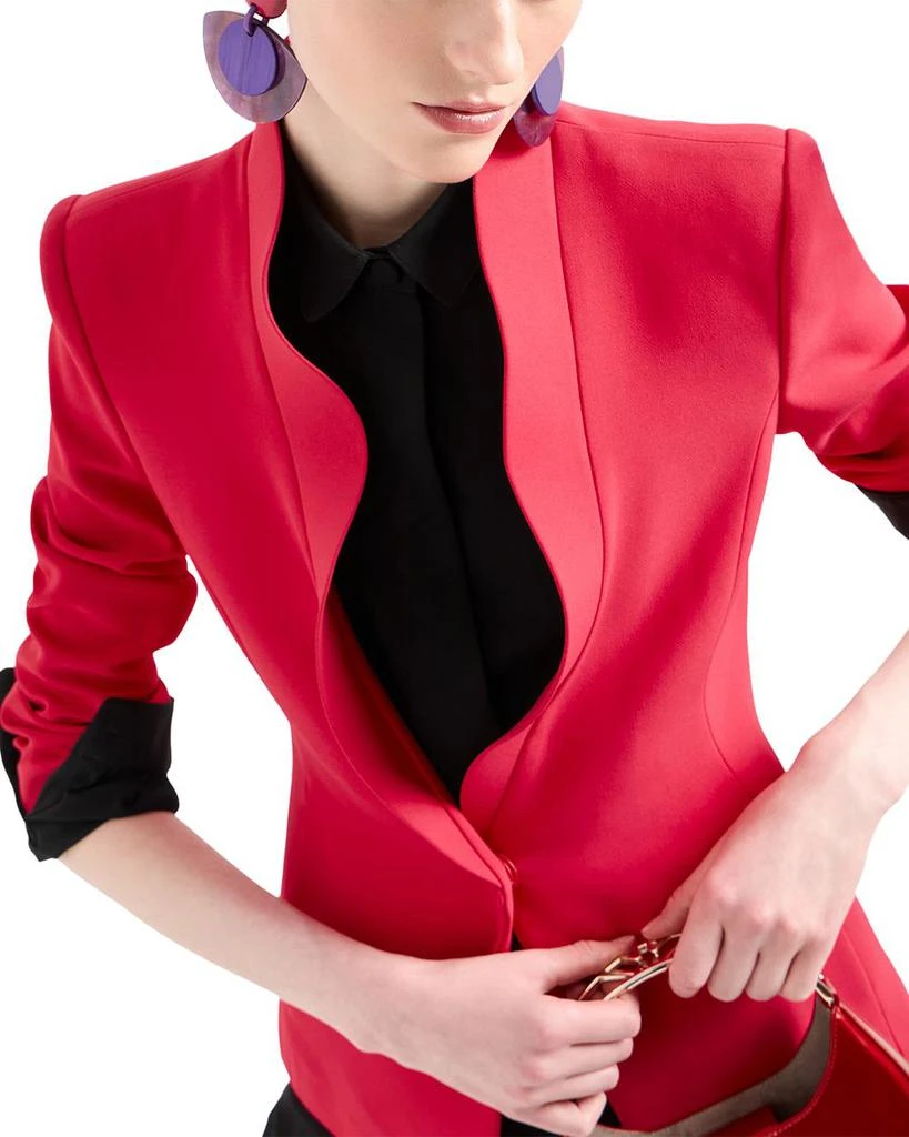 Emporio Armani Ruffled Blazer 5