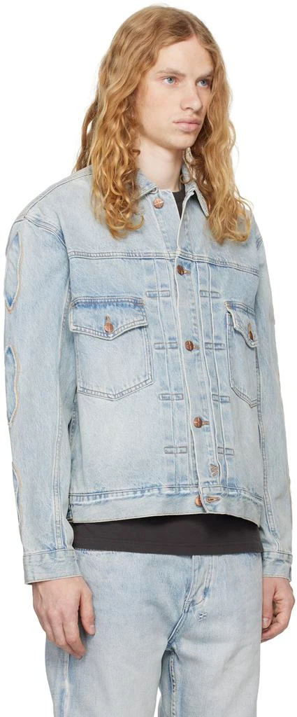 Ksubi Blue Doubledown Oh G Paragon Kraft Denim Jacket 2
