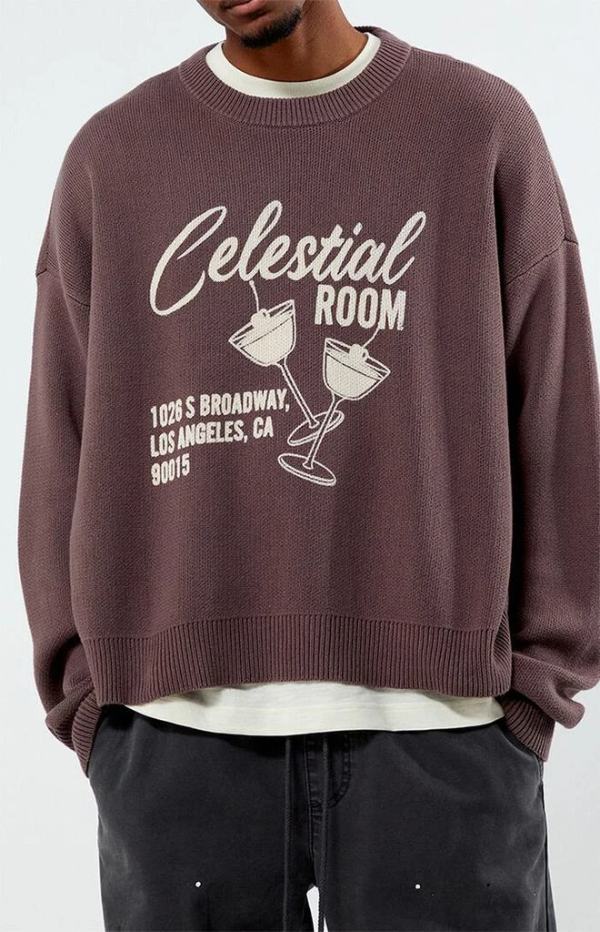 PacSun Celestial Cropped Sweater 2