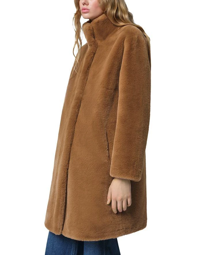Apparis Blair Faux Fur Mid Length Coat 4