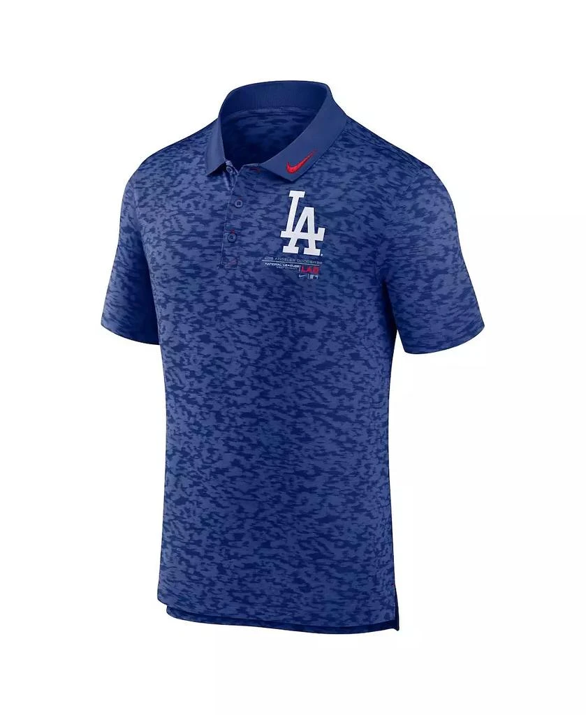 NIKE Men's Royal Los Angeles Dodgers Next Level Polo Shirt 2
