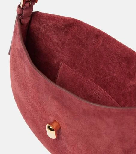 SAVETTE Tondo Small suede shoulder bag 3
