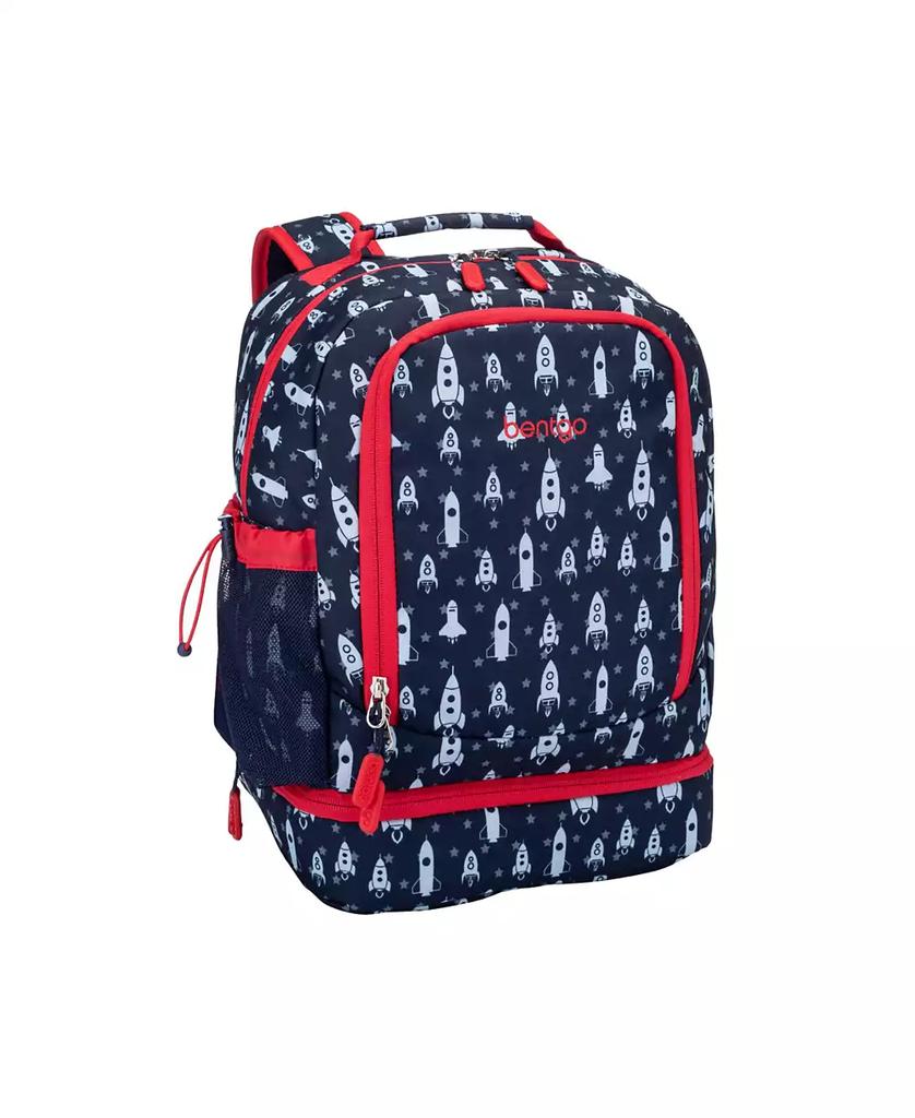 Bentgo Kids Prints 2-In-1 Backpack and Insulated Lunch Bag - Rocket