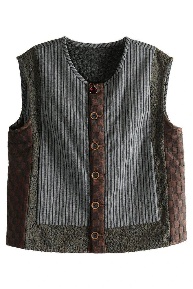COMMUNS COMMUNS Vertical Striped Vest 1