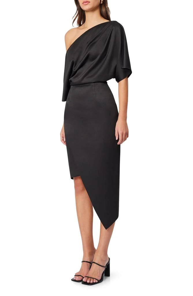 Elliatt Carson One-Shoulder Satin Dress 3