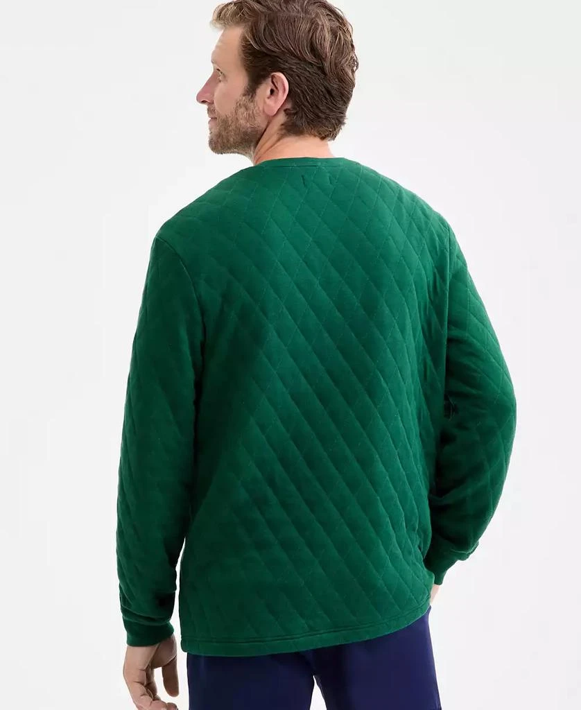 Club Room Men's Quilted Crewneck Sweatshirt, Macy's Exclusive 4