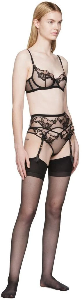 L'Agent by Agent Provocateur Black Nylon Briefs 4
