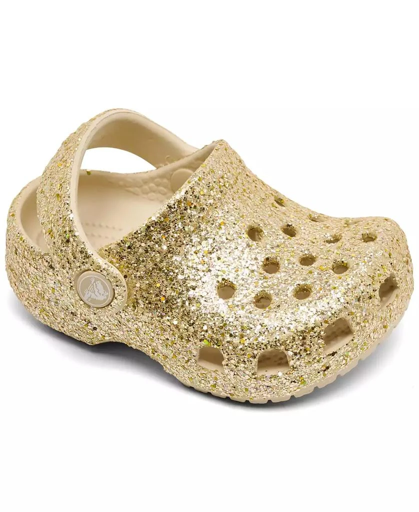 Crocs Infant Girls Chunky Glitter Classic Clogs from Finish Line