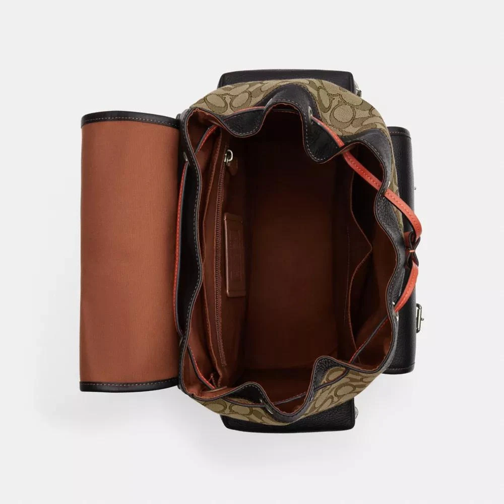 Coach Sprint Backpack In Signature Jacquard 4