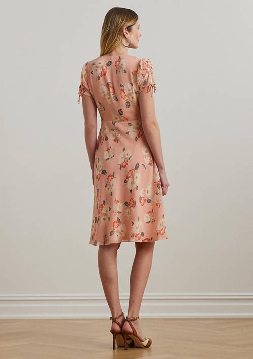 Ralph Lauren Ralph Lauren Floral Georgette Short Sleeve Dress