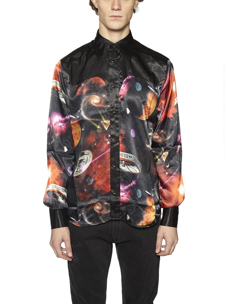 SSS World Corp ALL OVER PATTERNED SHIRT