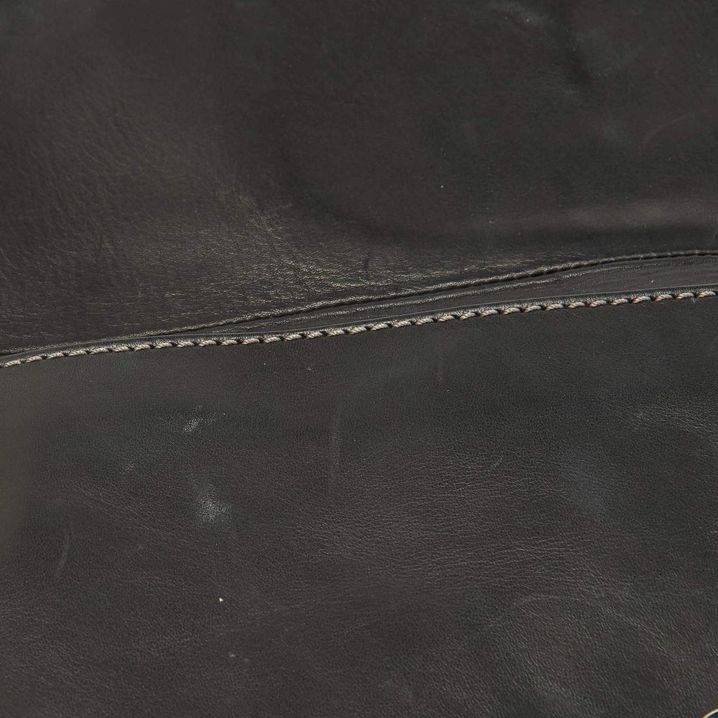Tod's Tod's Black Leather Lucy Flap Clutch 8