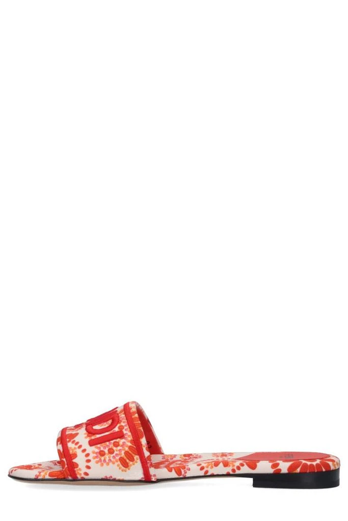Fendi Fendi Sunshine Coral Bandana Printed Slides 3