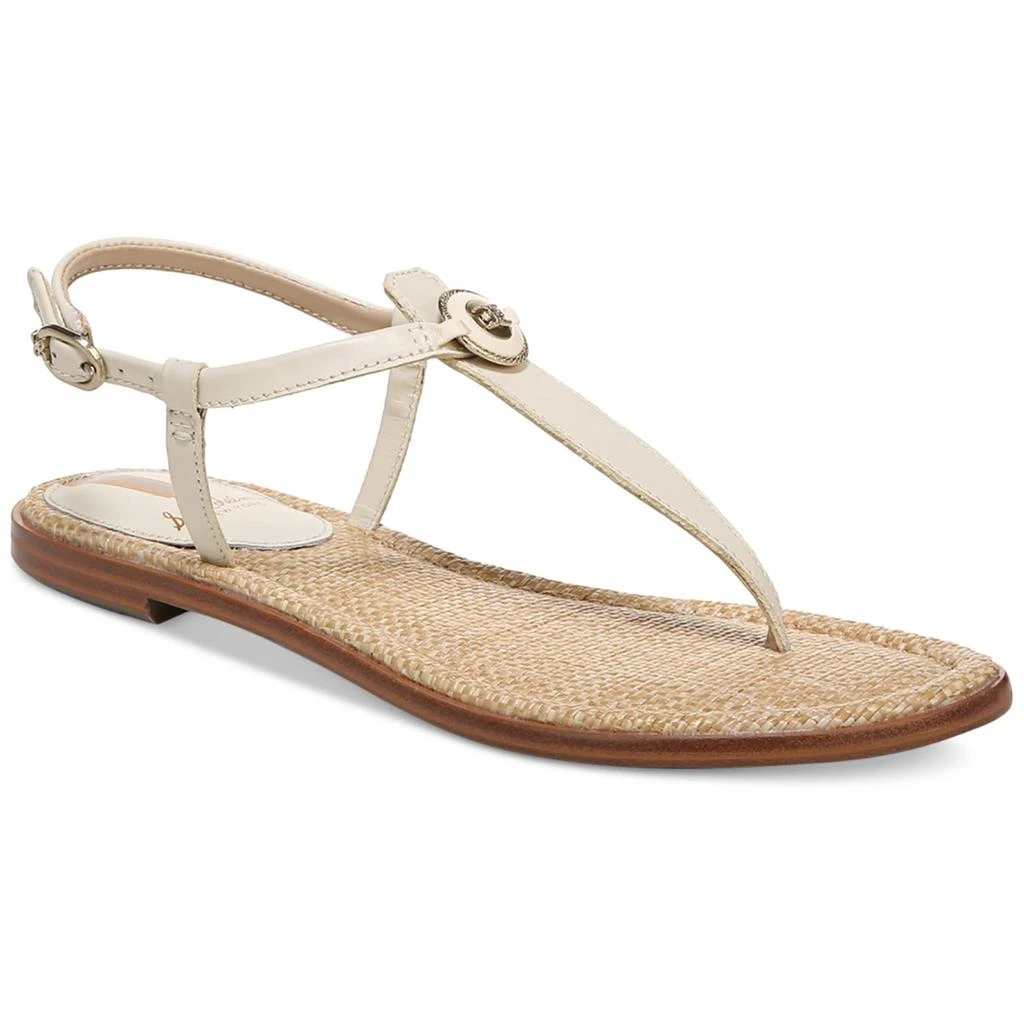 Sam Edelman GIGI SIGNET Womens Faux Leather Casual Thong Sandals 2