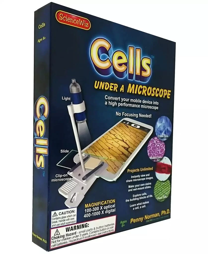 AreYouGame ScienceWiz Cells Under a Microscope Kit 1