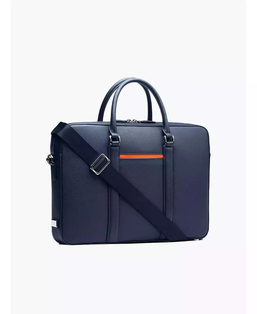 MAVERICK & CO. Men's Manhattan Leather Briefcase 3