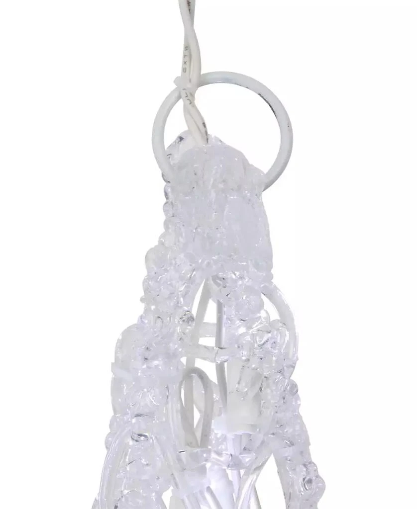 Northlight 24" Pure White LED Twinkle Bethlehem Hanging Star 3