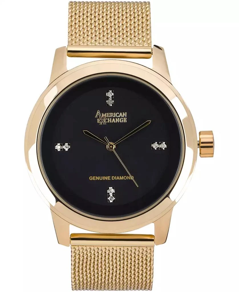 American Exchange Men's Genuine Diamond Collection Watch, 44mm 1