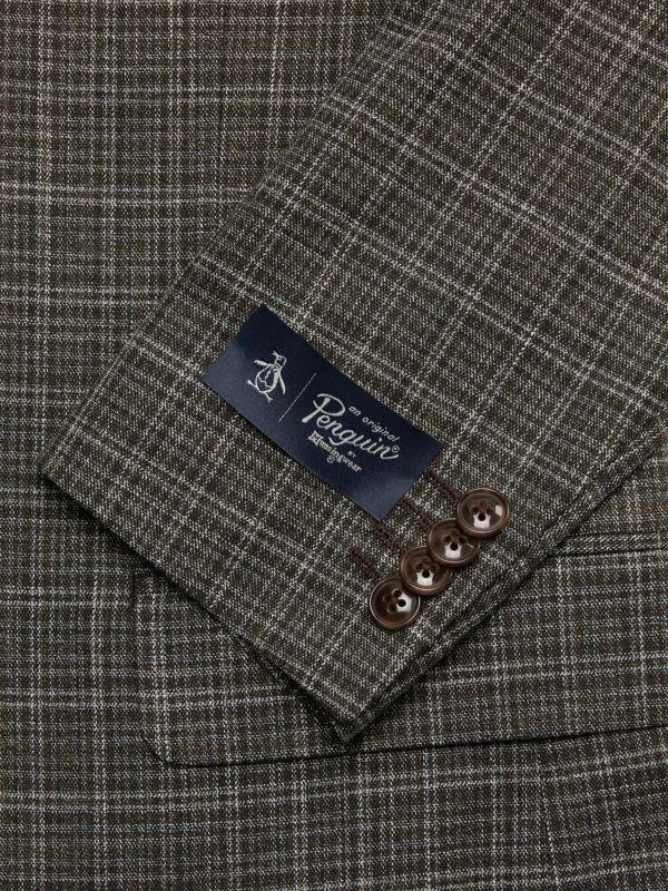 Original Penguin Plaid Slim-Fit Blazer 3
