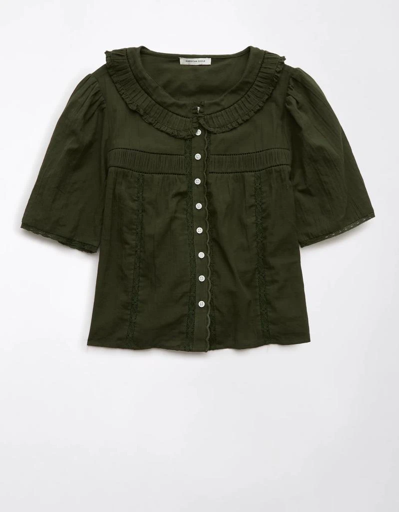 AE AE Collared Pintuck Blouse 3