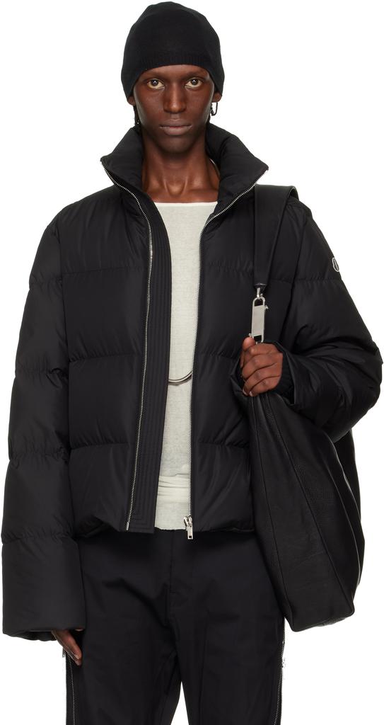 【希少】Rick Owens BABEL ノースリーブ アウターシャツ 50 Babel Mountain Duvet Cropped Jacket in Black – SVRN