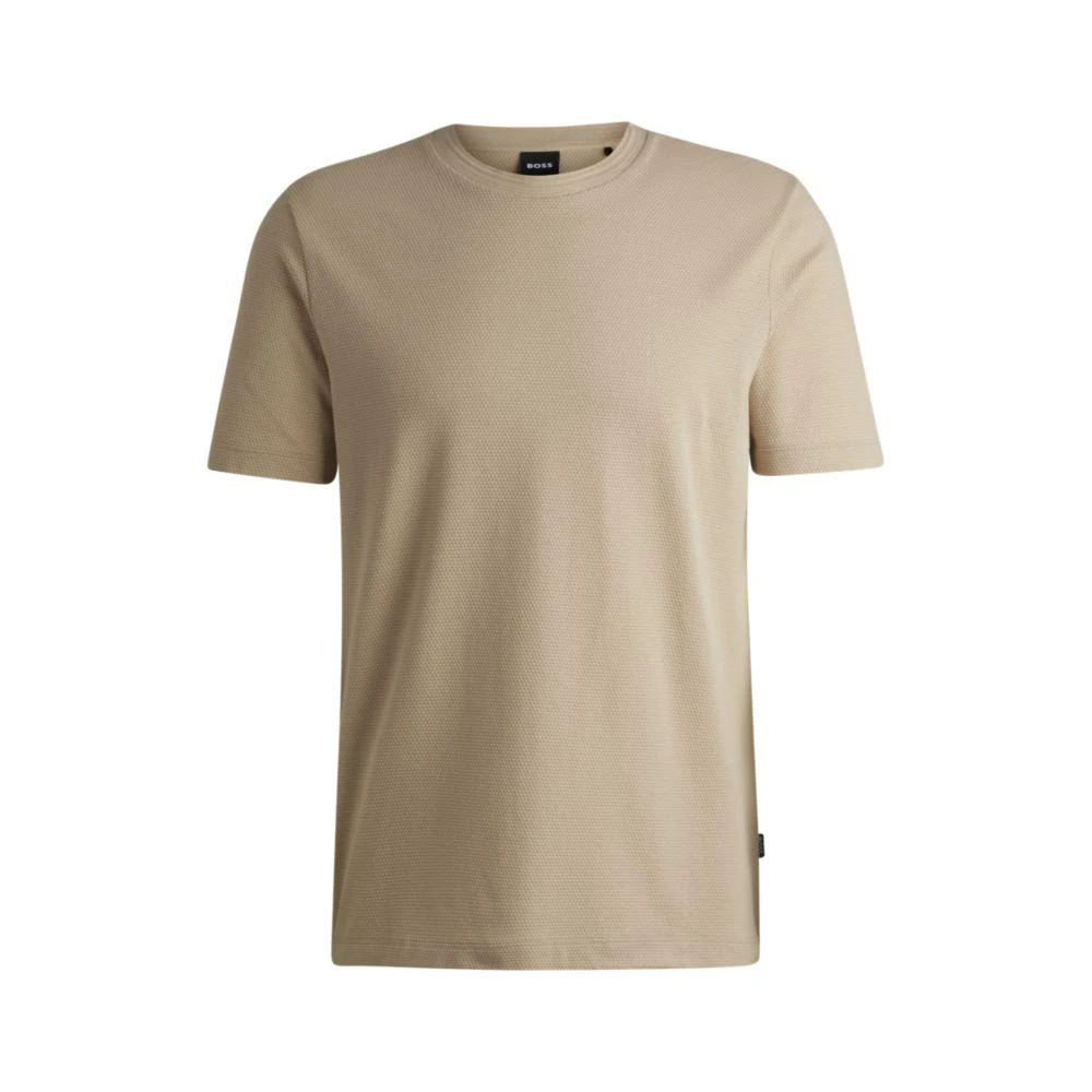 Hugo Boss T-shirt with bubble-jacquard structure 1