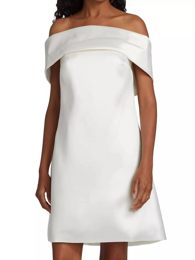 Amsale Mikado Off-The-Shoulder Shift Dress 3