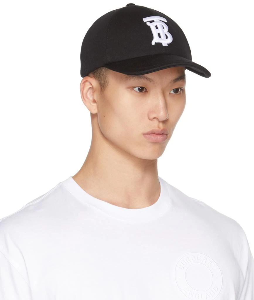 Burberry Black TB Baseball Cap 2