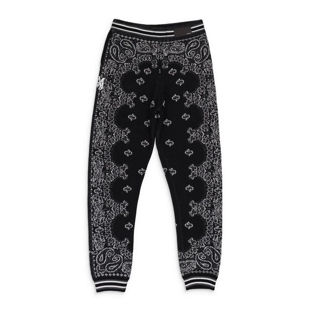 AMIRI BLACK/GREY BANDANA B-BALL SWEATPANTS 2