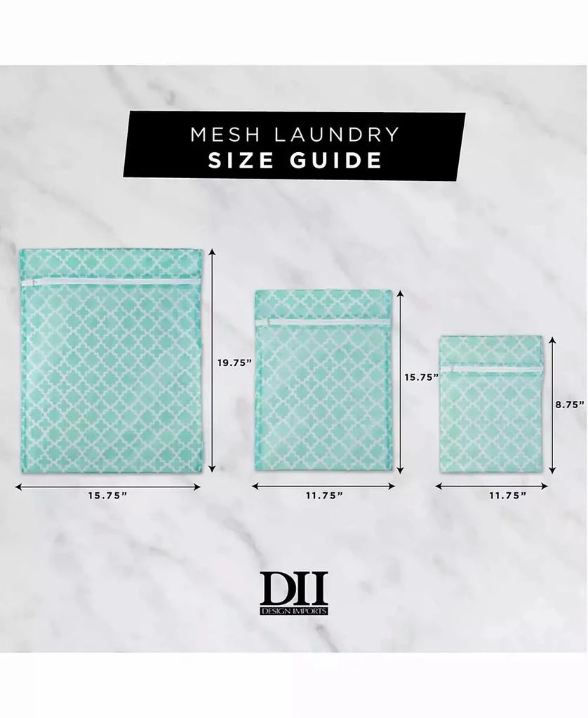 Design Imports Lattice Set D Mesh Laundry Bag, Set of 6 10