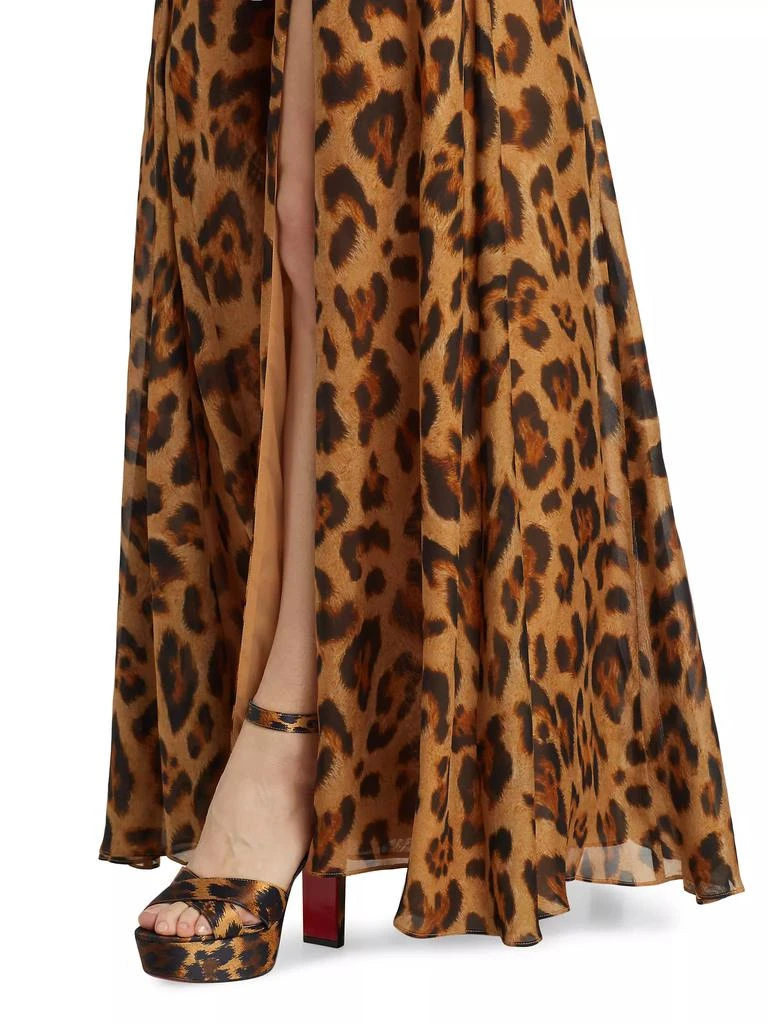 L'Agence Luca Silk Maxi Skirt 6