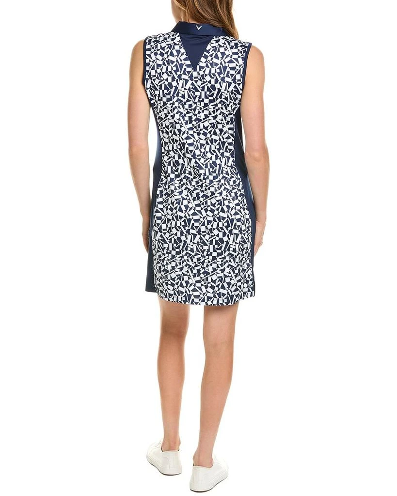 Callaway Two-Tone Geo Polo Mini Dress 2