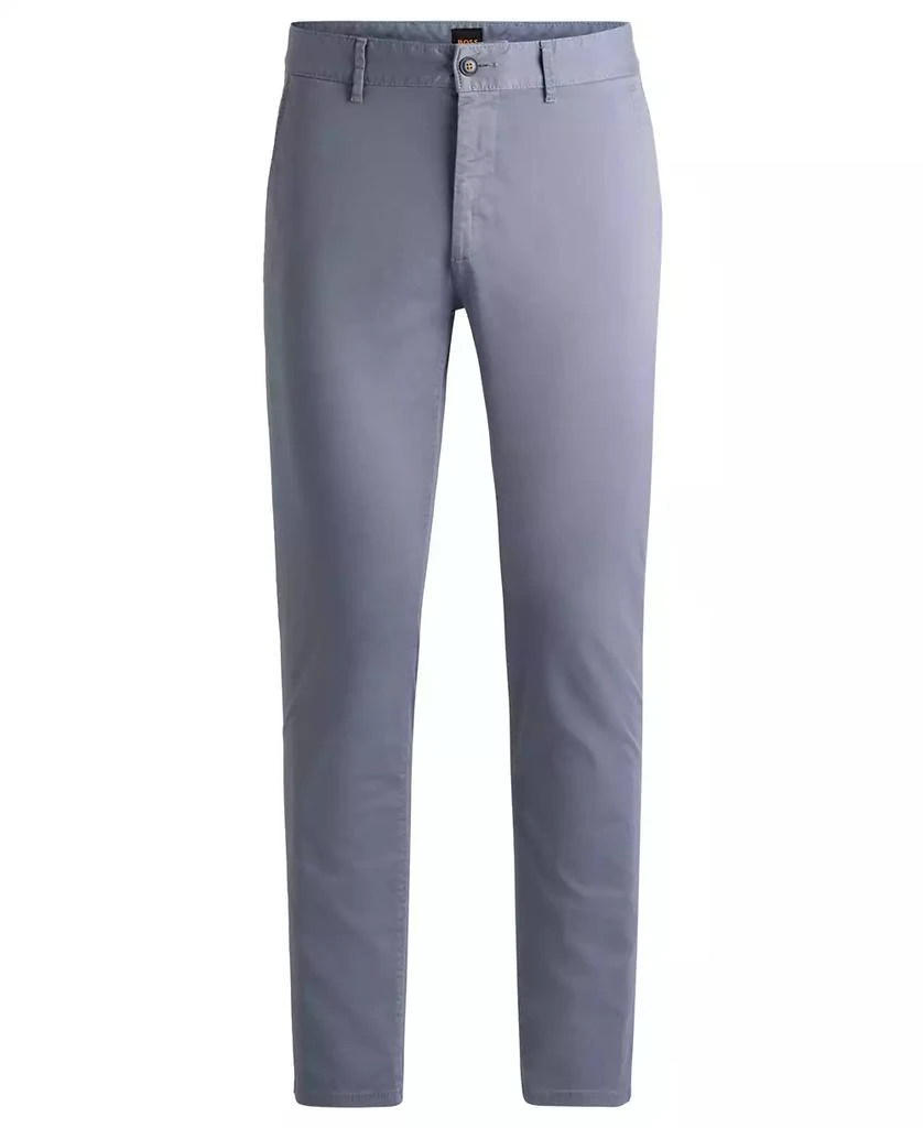 Hugo Boss Men's Stretch-Cotton Satin Slim-Fit Chinos 2