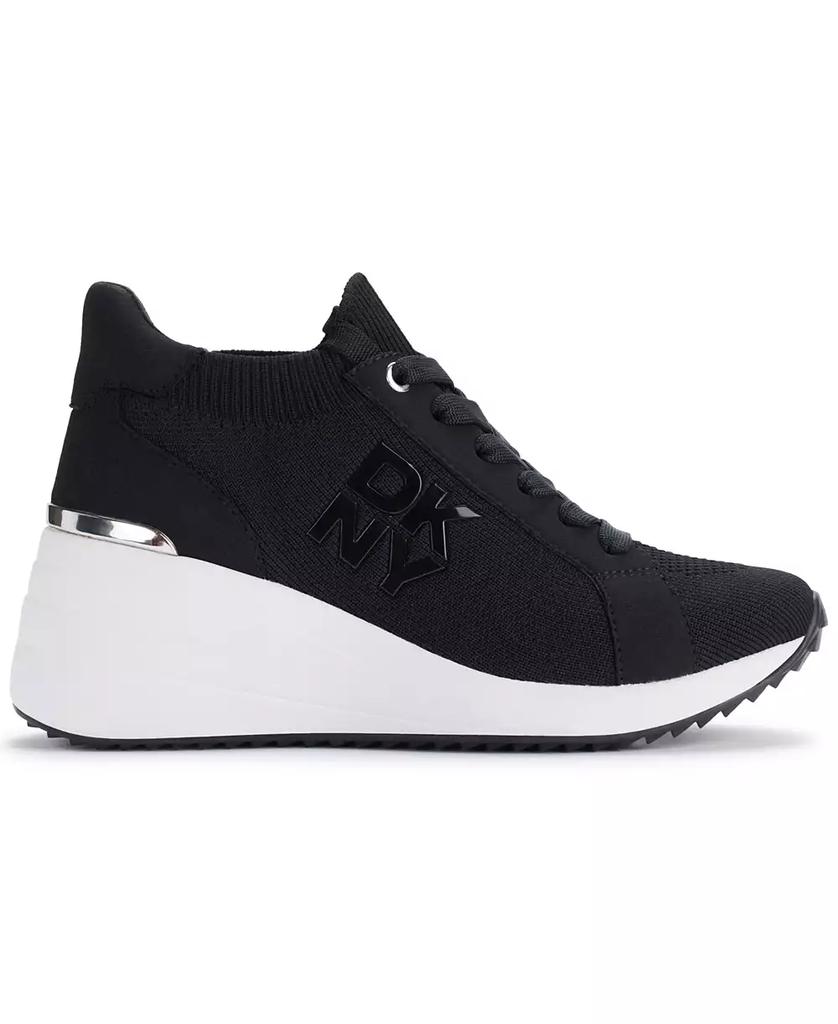 DKNY Women's Kasia Lace-Up Wedge Sneakers