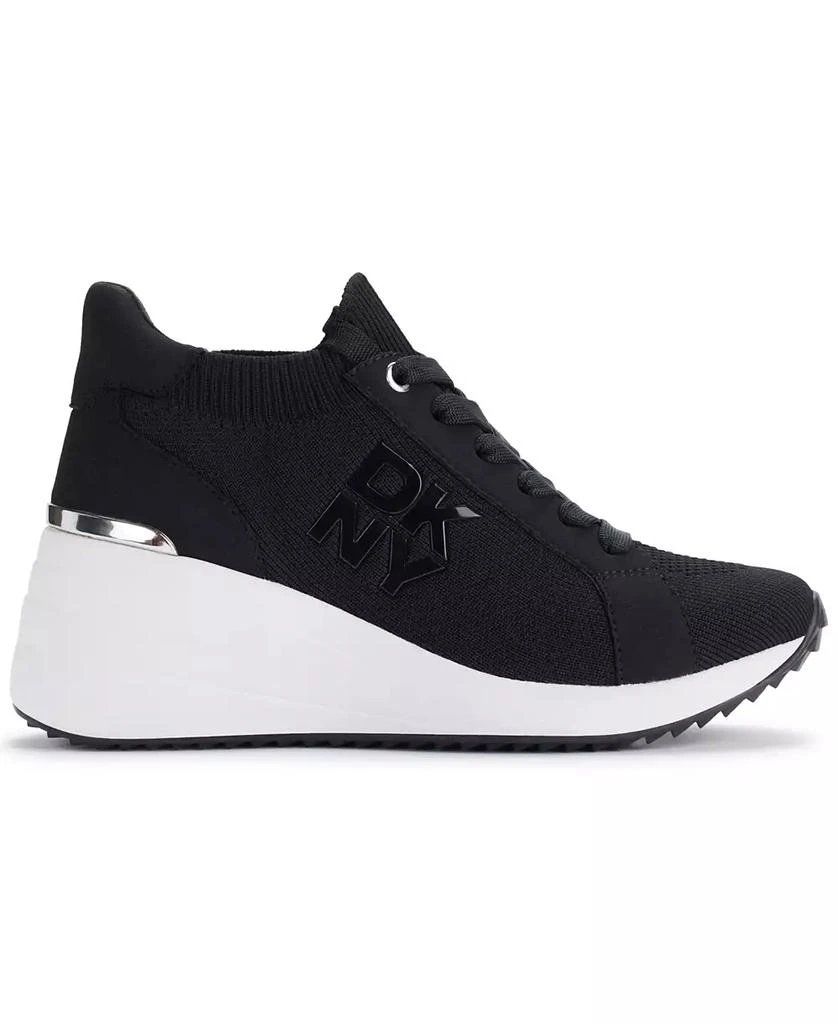 DKNY Women's Kasia Lace-Up Wedge Sneakers 2