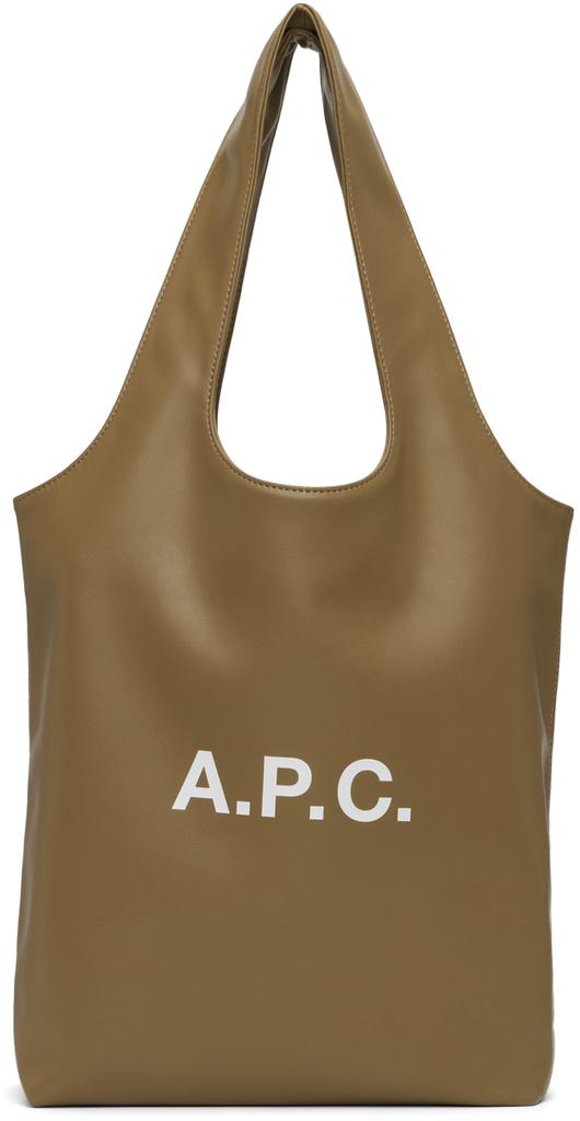 A.P.C. Tan Ninon Small Tote