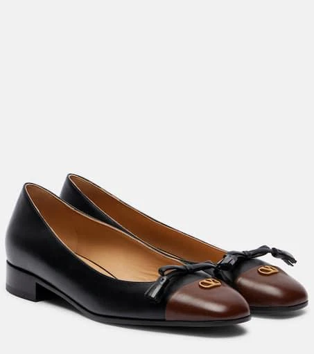 Valentino Valet Du Roi leather ballet flats 1