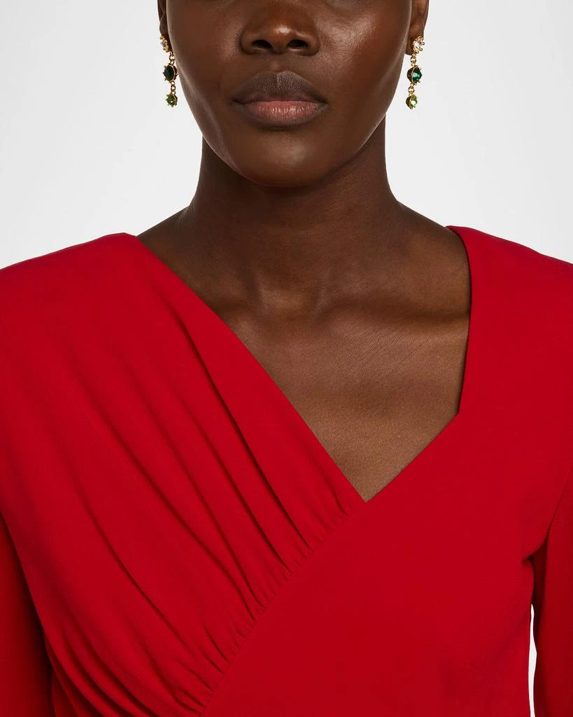 Oscar de la Renta Crystal Prong Drop Earrings 2