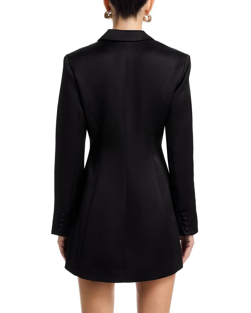Lucy Paris Darla Beaded Blazer Dress - Black - XS