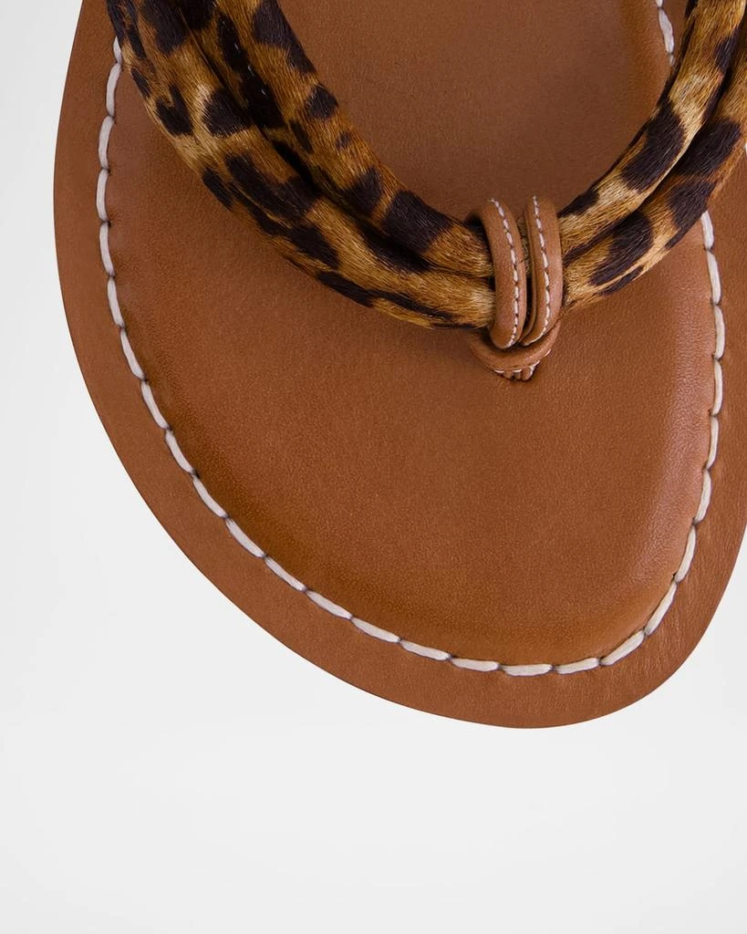 Bernardo Miami Leopard Flat Thong Sandals 3