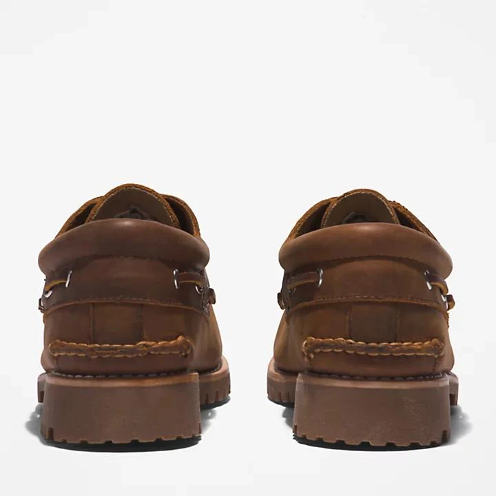 Timberland 3-Eye Lug Handsewn Boat Shoe for Men in Light Brown 5