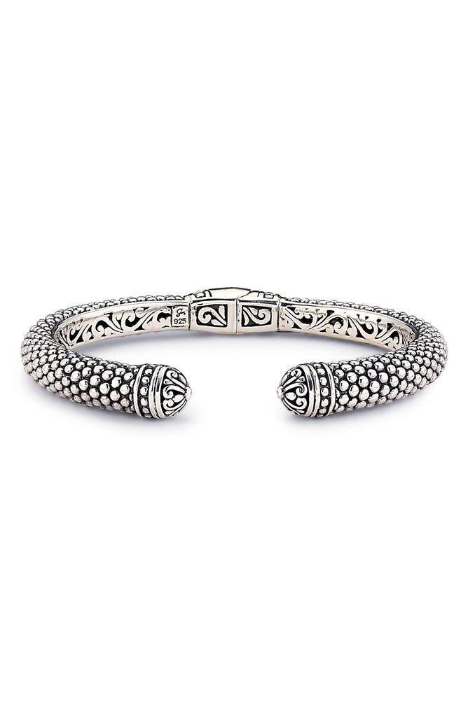 MAISON MARGIELA Silver Logo Cuff Bracelet - Bracelets - BeyondStyle