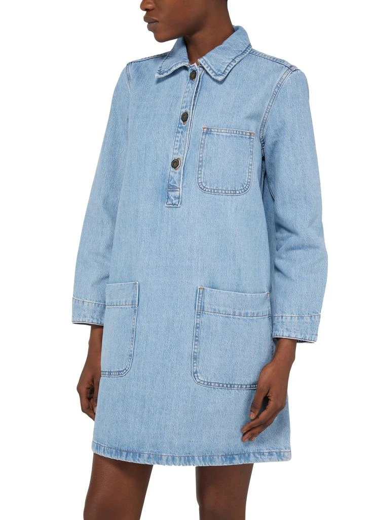 A.P.C. Aurelia denim short dress 4