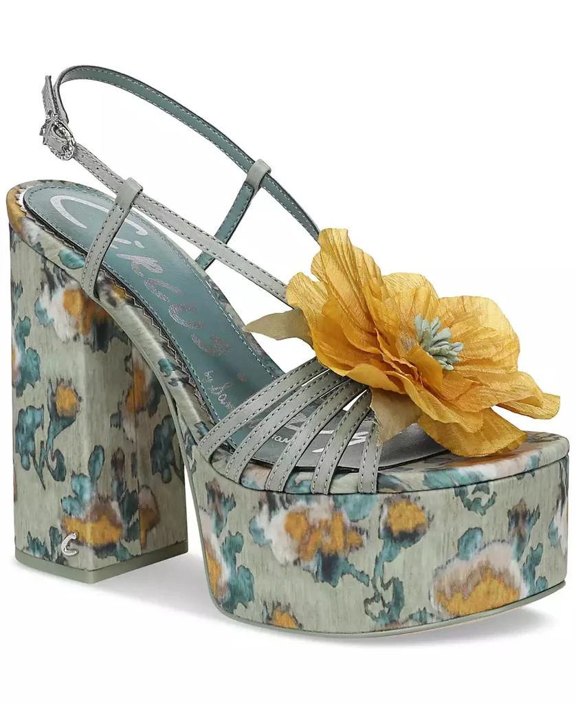 Circus NY by Sam Edelman Siena Flower Platform Dress Sandals 1