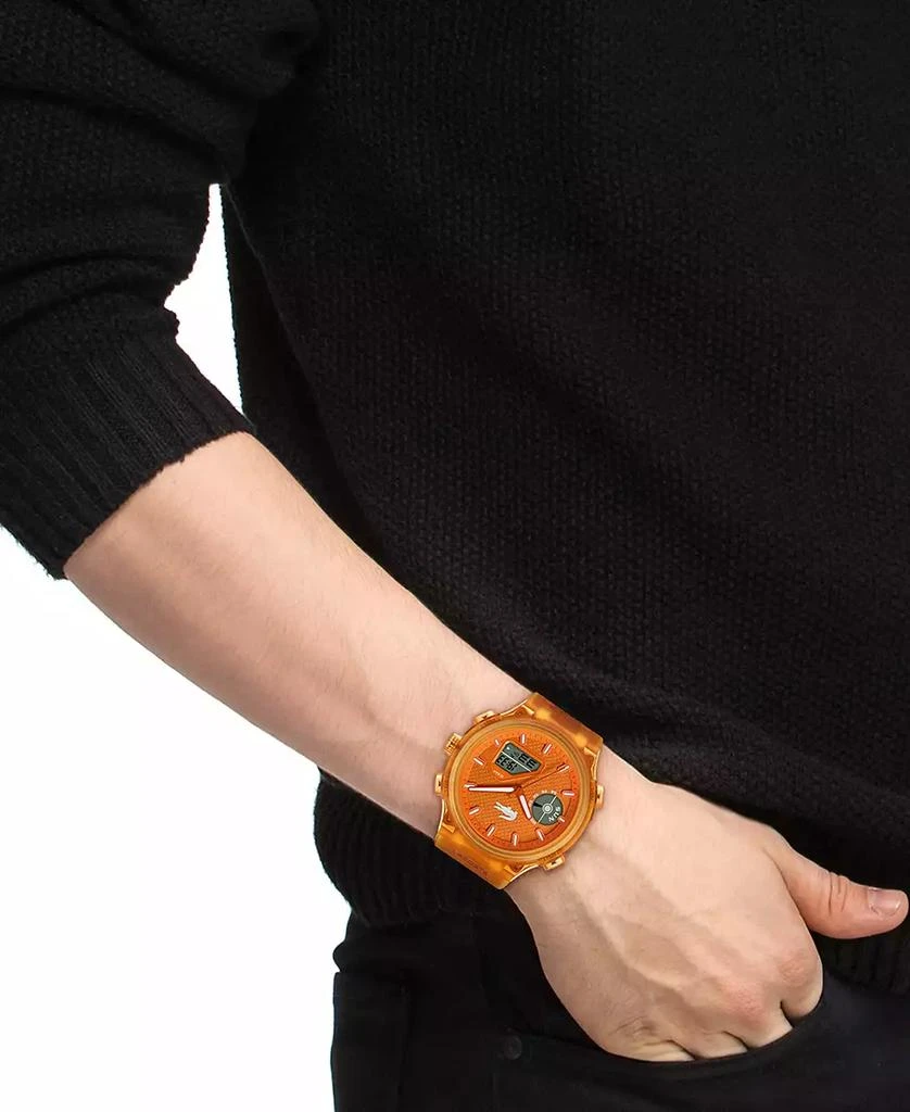 Lacoste Men's Orange Silicone Strap Watch 6