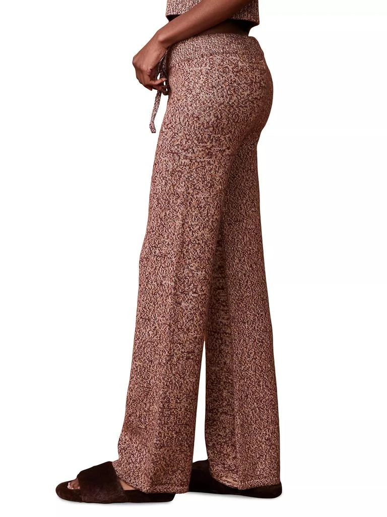 Monrow Marled Wool-Blend Lounge Pants 4
