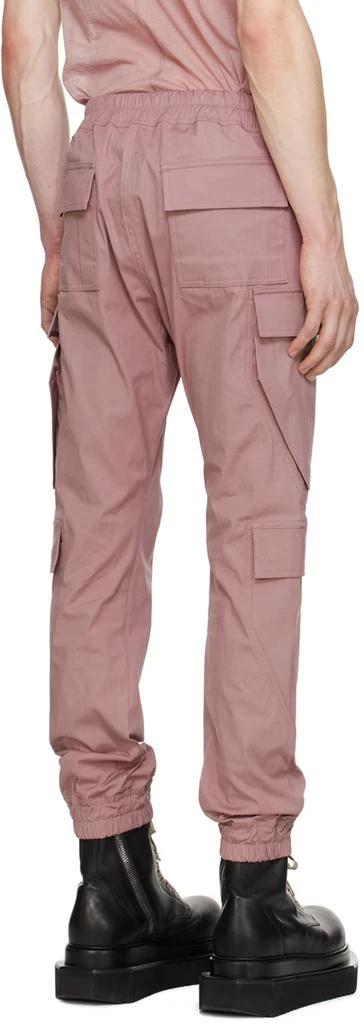 Rick Owens Pink Mastodon Mega Cargo Pants 3