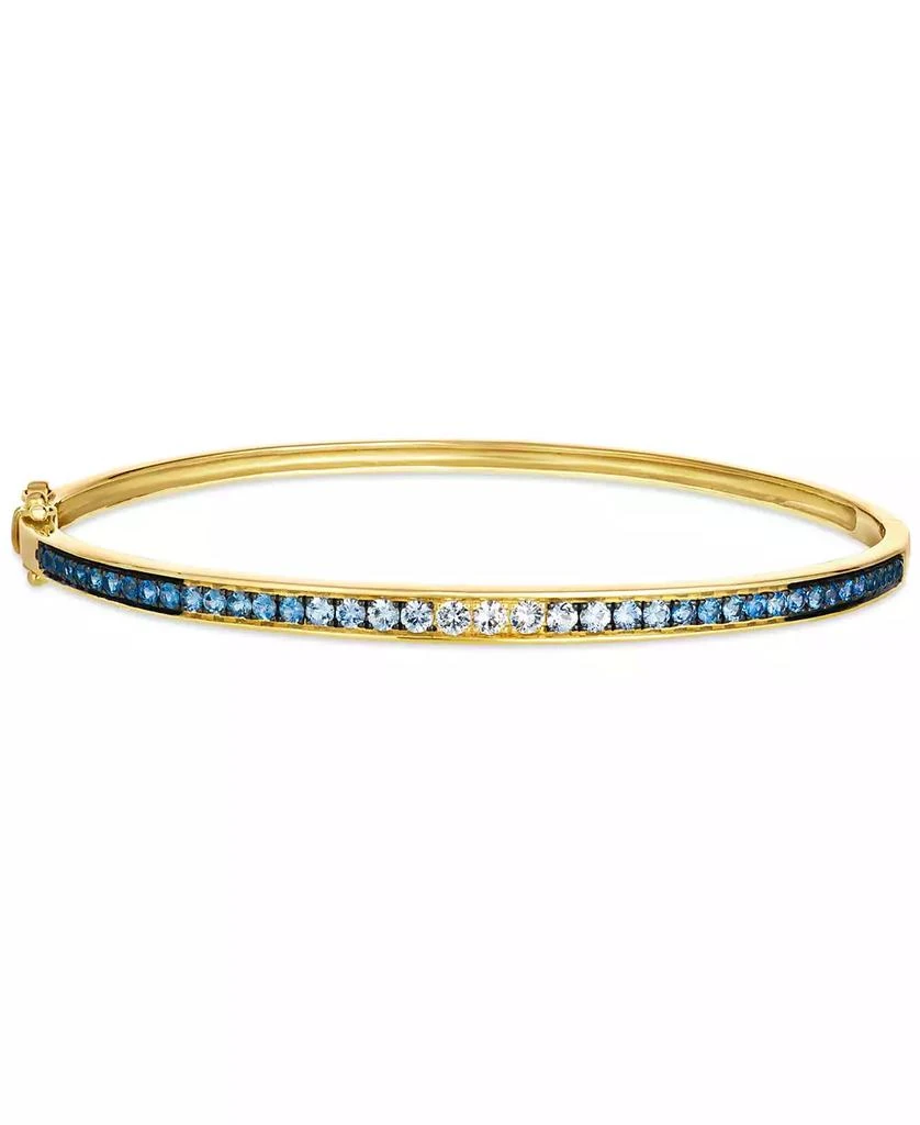 Le Vian White Sapphire (0.17 ct. t.w.) and Sapphire Ombres (0.97 ct. t.w.) Bracelet in 14k Honey Gold 1
