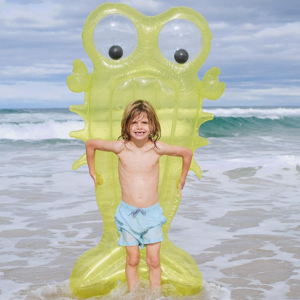 Sunnylife Sunnylife Kids Sonny The Sea Creature Luxe Lie-On Float in Yellow